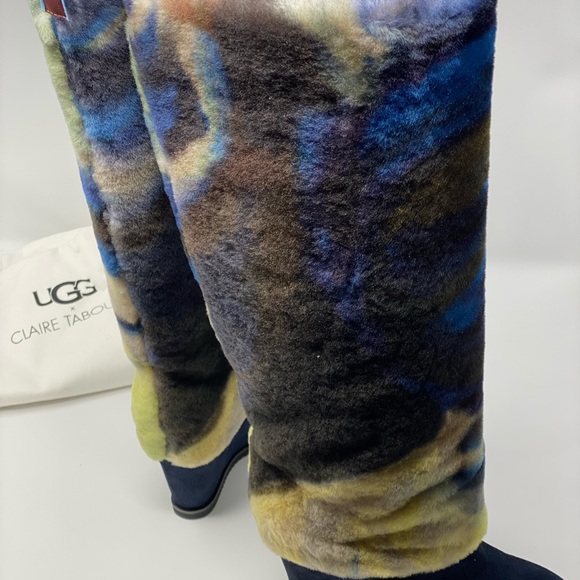 UGG Women's X Claire Tabouret Fluff Boot Suede - Picture 5 of 9